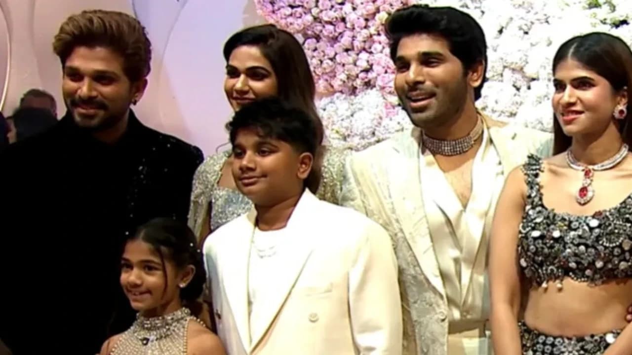 Allu Sirish Pre-Wedding Reception in Hyderabad Draws Telugu Film Stars