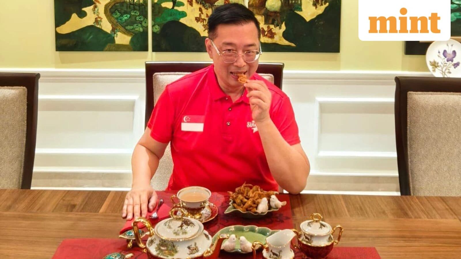 Singapore High Commissioner Simon Wong Embraces Delhi Rain With Chai Pakoda Ritual