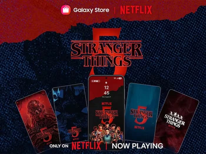 Samsung And Netflix Bring Stranger Things To Galaxy Phones With Exclusive Theme And Wallpapers